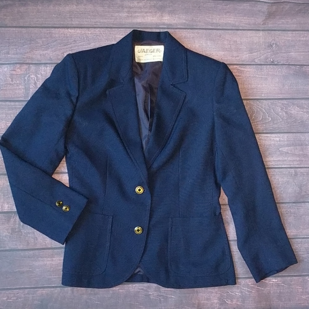 Jaeger | VINTAGE Navy Blue Blazer